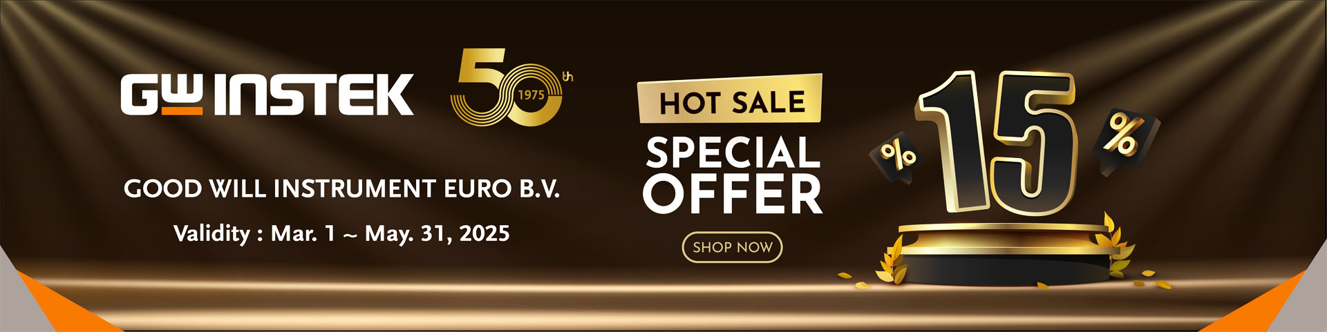 GW Instek 50th Anniversary Promotion